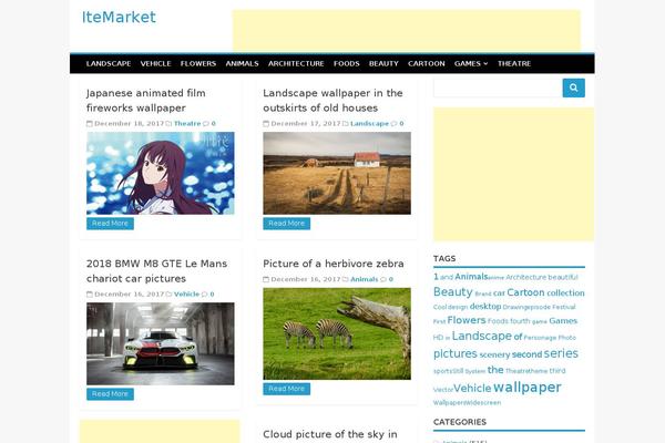 SmartMag theme site design template sample