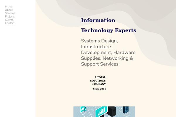 The7 theme site design template sample