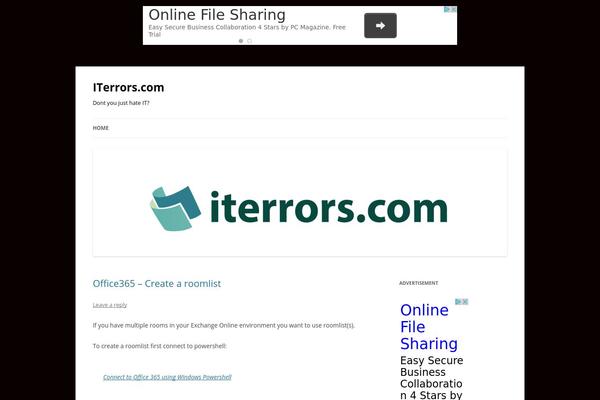Twenty Twelve theme site design template sample