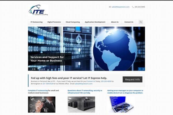 itexpressinc.com site used Finesse-responsive-business-wordpress-theme