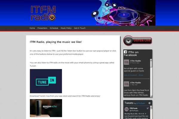 itfmradio.com site used Mjresponsive