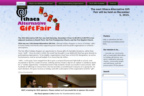 ithacaaltgiftfair.org site used Altgiftfair5