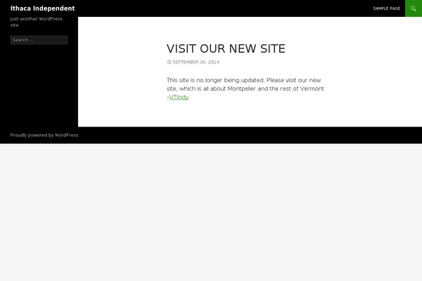 WordPress website example screenshot