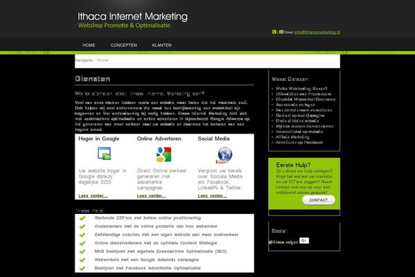 ithacamarketing.nl site used Ithaca