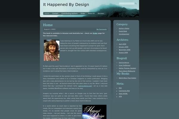 Blue Mist theme site design template sample