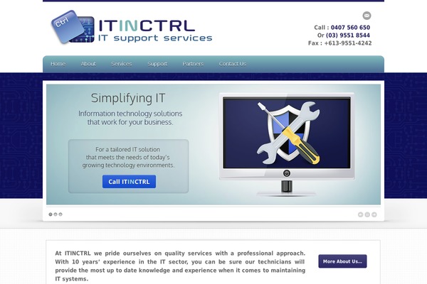 Itc theme site design template sample