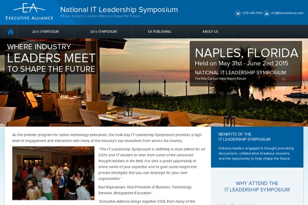 itleadershipsymposium.com site used Itsec-theme