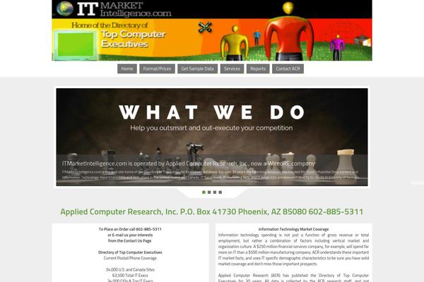WordPress website example screenshot