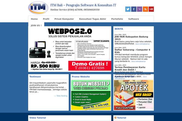 itmbali.com site used Wp-itmbali