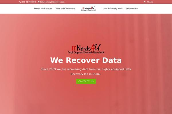 WordPress website example screenshot