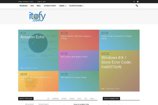 WordPress website example screenshot