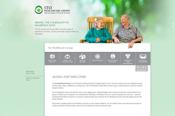 Ito theme site design template sample