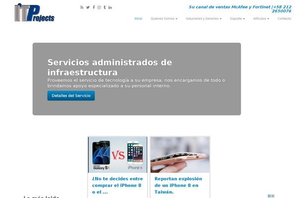 Site using TablePress plugin