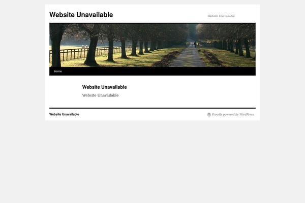 WordPress website example screenshot