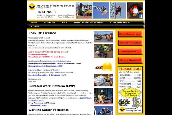 itrain.net.au site used Itrain