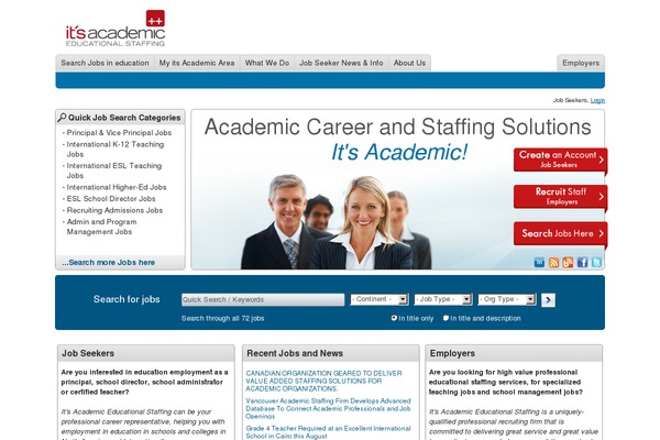 itsacademic.ca site used Academictheme