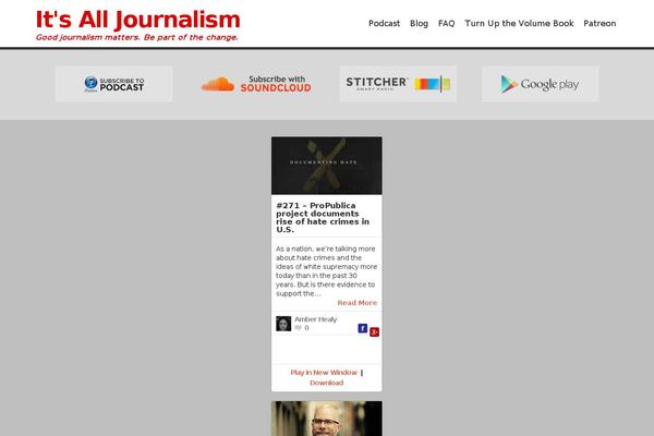 itsalljournalism.com site used Satchmo-secondline