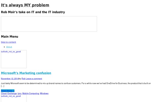 WordPress website example screenshot
