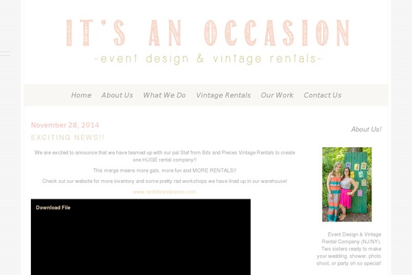 itsanoccasionevents.com site used Angiemakes-thetawney