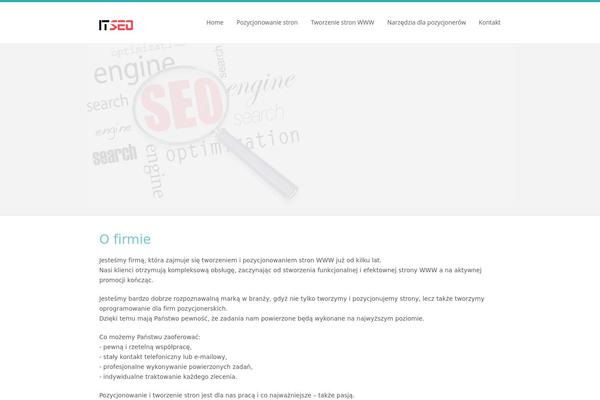 Extensio theme site design template sample