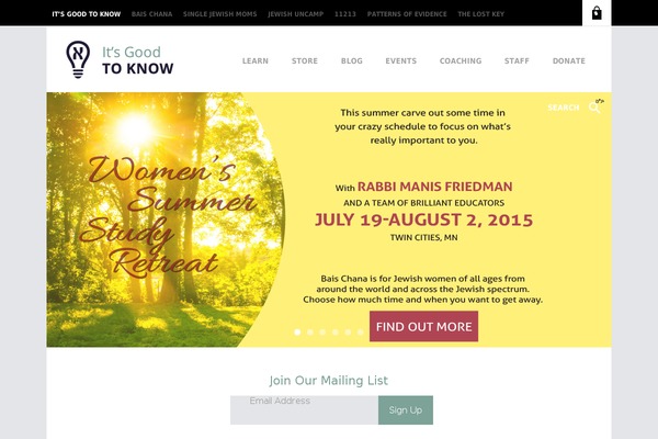 itsgoodtoknow.org site used Good-to-know-2023