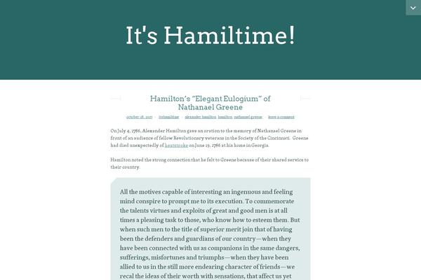 WordPress website example screenshot