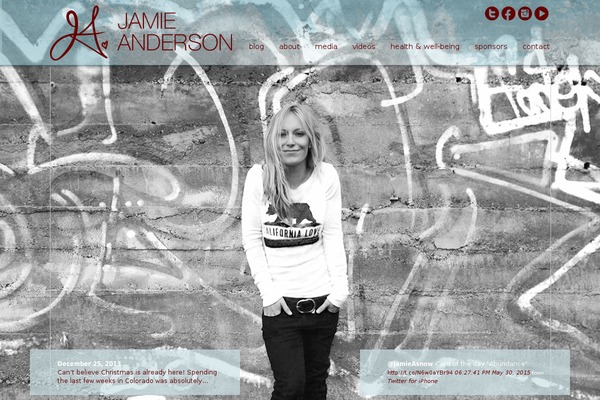 itsjamieanderson.com site used Jamie
