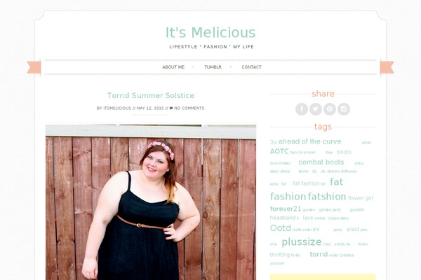 Sugar and Spice theme site design template sample