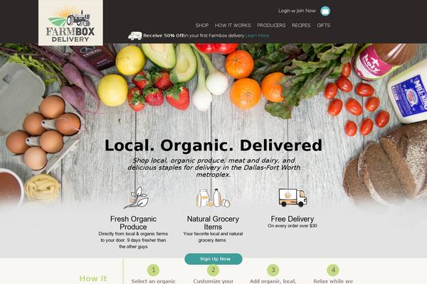 itsorganic2u.com site used Farmbox