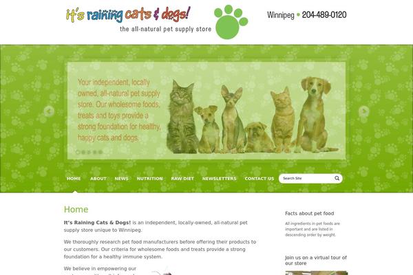 itsrainingcatsanddogs.ca site used Wp-ircad