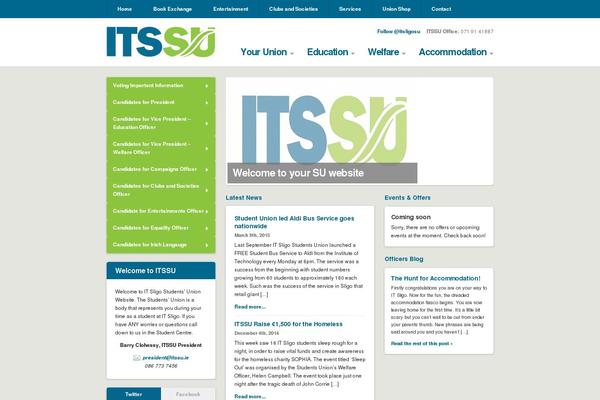 itssu.ie site used Itsligo_wordpress_2013