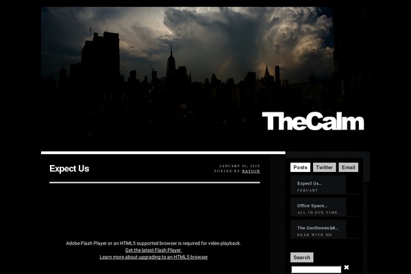 itsthecalm.com site used Calm