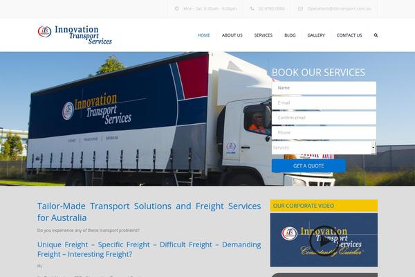 itstransport.com.au site used Its-prestons