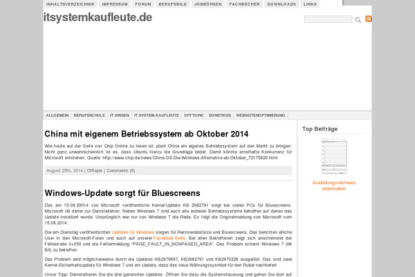 itsystemkaufleute.de site used Catsdropdown