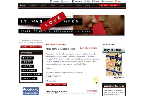 itwaslovewhen.com site used Lovewhen