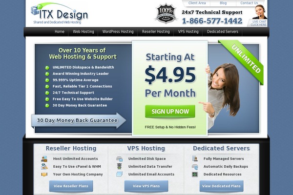 itxdesign.com site used Itxhosting