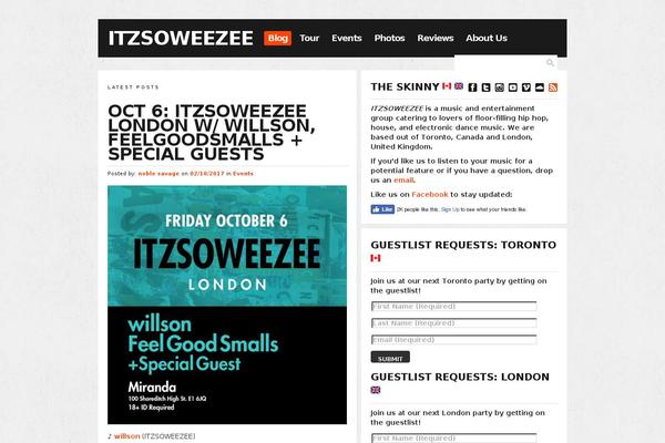 itzsoweezee.com site used Itzsoweezee