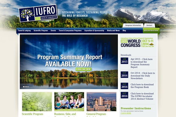 iufro2014.com site used Iufro
