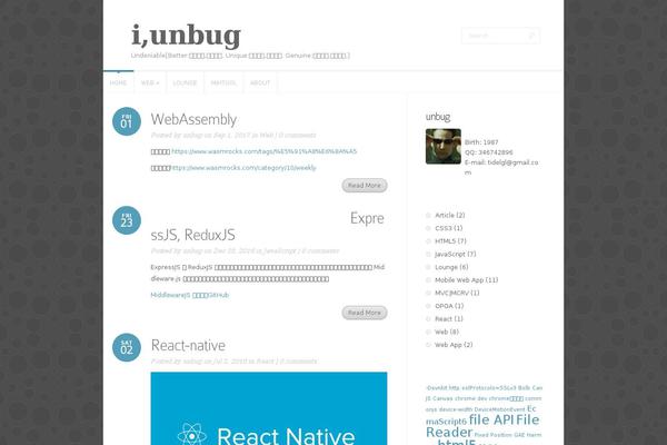 WordPress website example screenshot