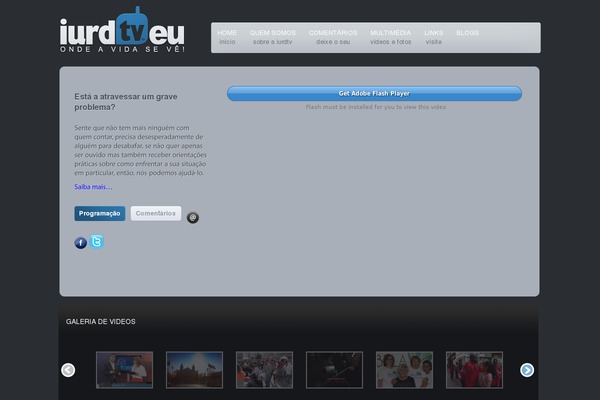 iurdtv.eu site used Tv-eu