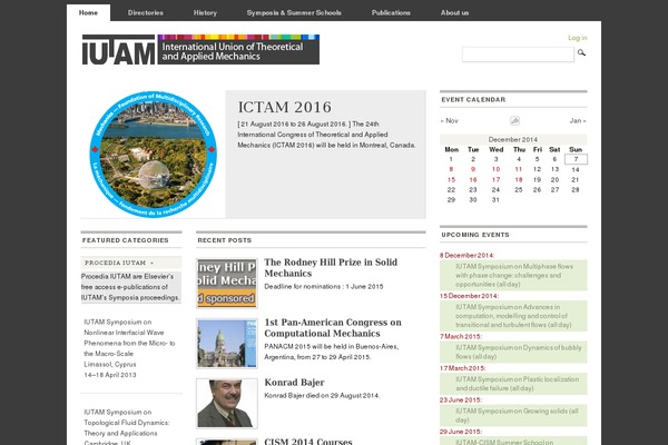 IUTAM WordPress theme, websites list used IUTAM theme IUTAM theme websites examples