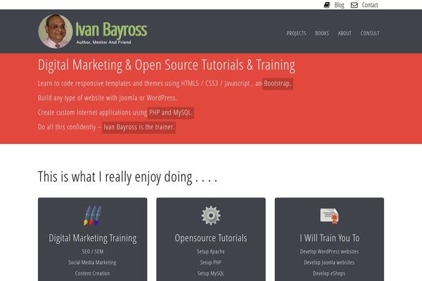 WordPress website example screenshot