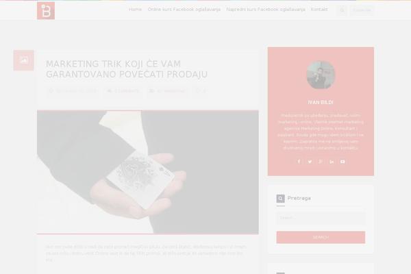 WordPress website example screenshot