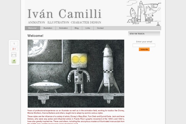 ivancamilli.com site used Sketchchildtheme