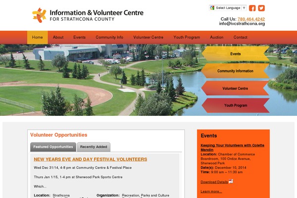 ivcstrathcona.org site used Strathcona_information_centre