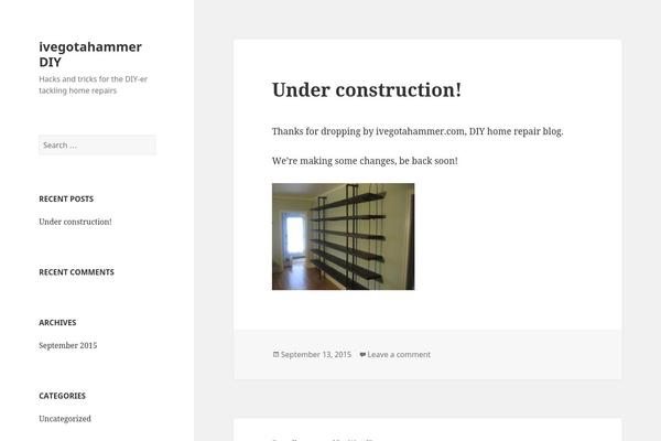 WordPress website example screenshot