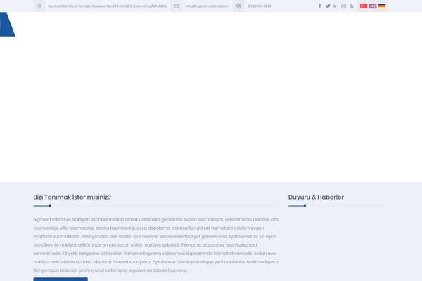 WordPress website example screenshot