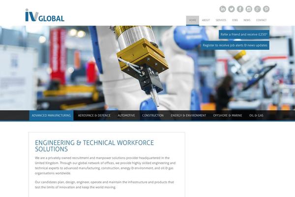 WordPress website example screenshot