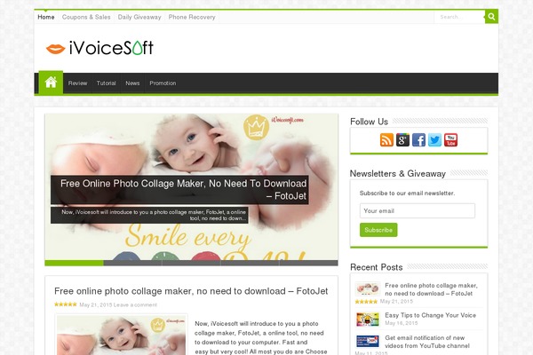 Sahifa theme site design template sample