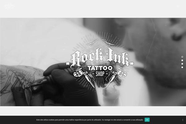 Tattoopro theme site design template sample